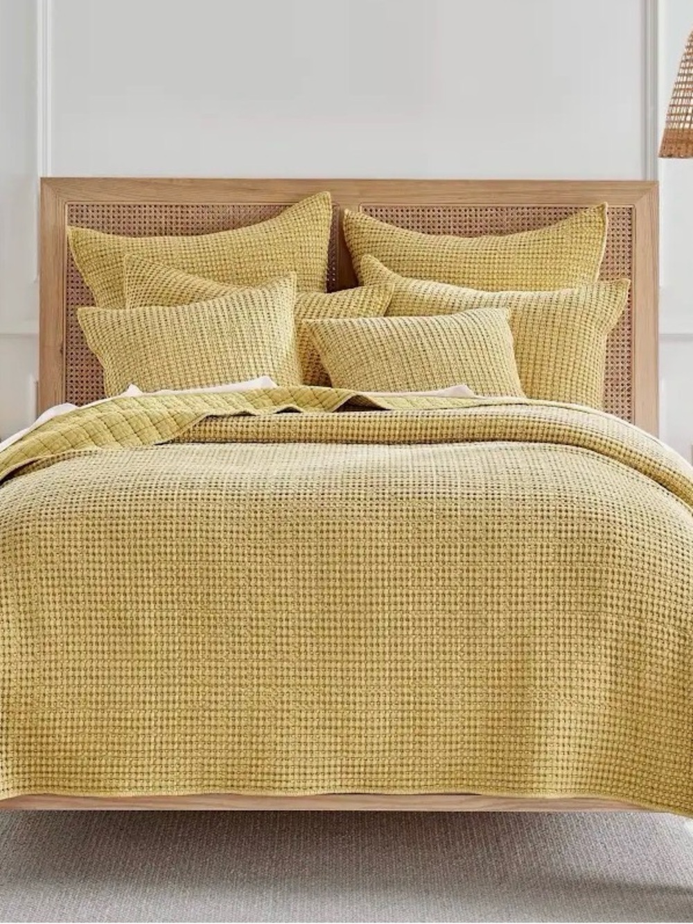 Levtex Home - Colección Mills Waffle Quilt Set 3 Piece KING 106x92 inches